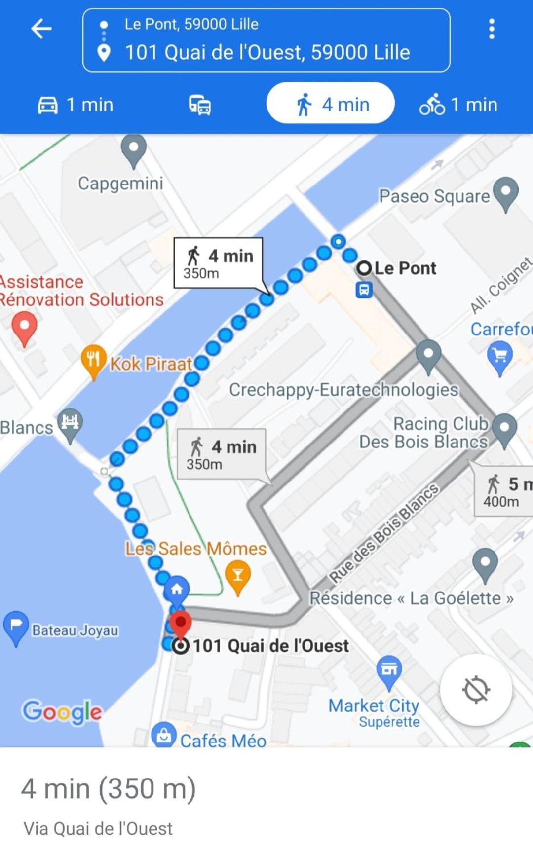 Bateau Peniche Lille - Euratechnologie Apartman Kültér fotó
